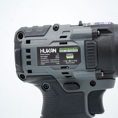 Thân máy rút đinh tán rive và ECU pin M21VGen 2 Hukan HM21-G2-RIV5320-T