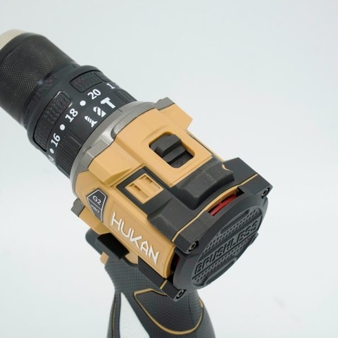 Máy khoan pin 10mm ( có khóa trục) màu cà phê sữa 16V Gen 2 Hukan H16-G2C-Q2