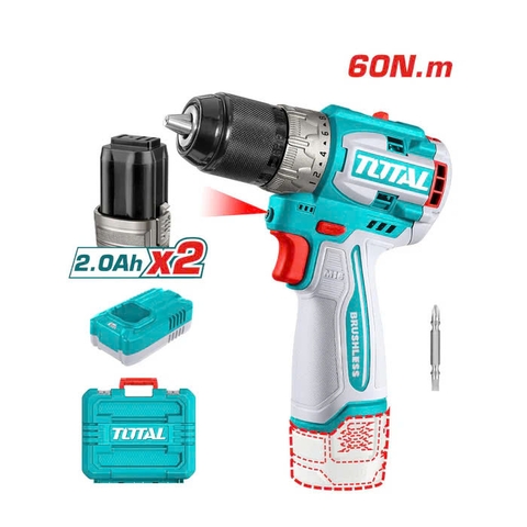 Máy khoan pin 16.8V 60Nm không chổi than Total TDLI16682