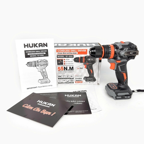 Thân máy khoan pin 10mm 55N.m Gen 1 Hukan G1-D55
