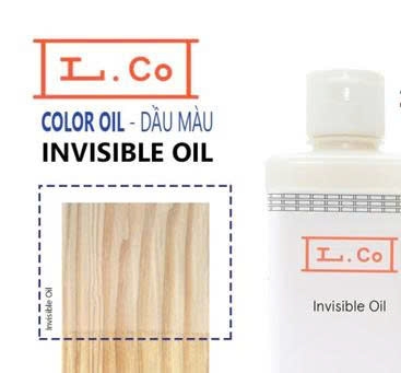 Invisible Oil  – Dầu màu lau gỗ L.Co Màu Trong Suốt Tự Nhiên