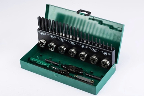 Bộ taro thép HSS 32 chi tiết M3-M12 Sata 50452