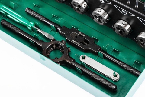 Bộ taro thép HSS 32 chi tiết M3-M12 Sata 50452