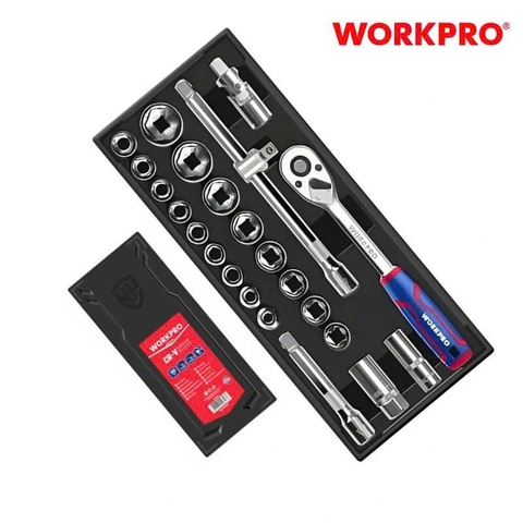 Bộ đầu tuýp 1/2inch 24 chi tiết Workpro WP209041