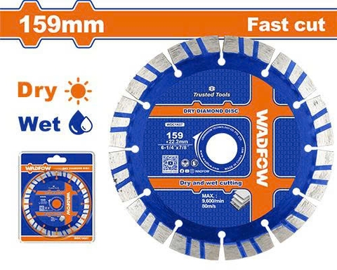 Lưỡi Cắt Gạch Khô 159mm Wadfow WDC1K07