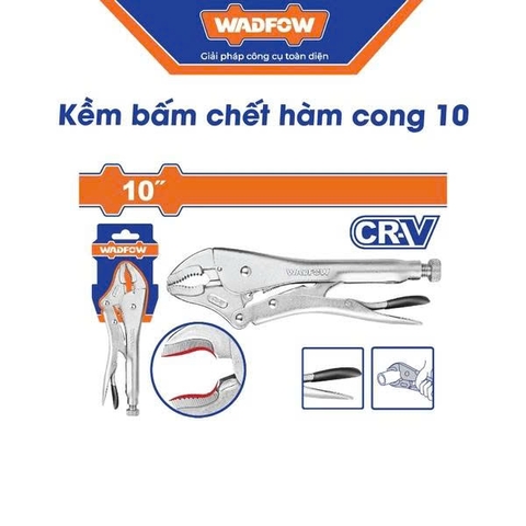 Kìm Bấm Chết Hàm Cong 10 inch WADFOW WLP1C02