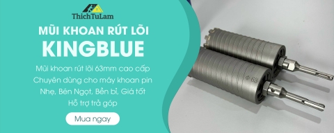 Slider Mũi khoan rút lõi Kingblue