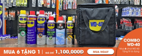 CHƯƠNG TRÌNH KHUYẾN COMBO WD-40 MUA 6 TẶNG 1