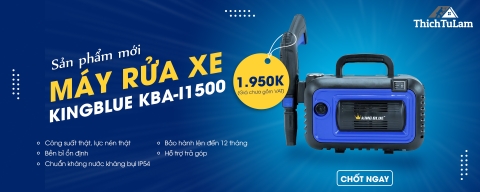 Slider MÁY RỬA XE KINGBLUE KBA-I1500