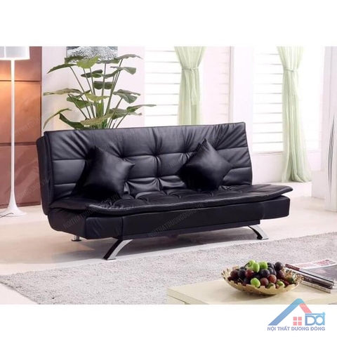 Chiếc sofa giường bọc da sẽ mang đến cho bạn cảm giác thoải mái và nâng tầm phong cách nội thất của căn phòng. Vật liệu chất lượng cao và thiết kế tinh tế giúp tăng tính thẩm mỹ, tạo nét sang trọng cho không gian sống của bạn.