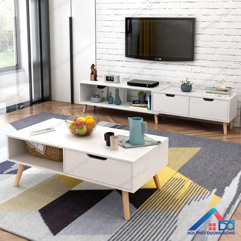 Bàn trà sofa chân gỗ sồi - BT 23