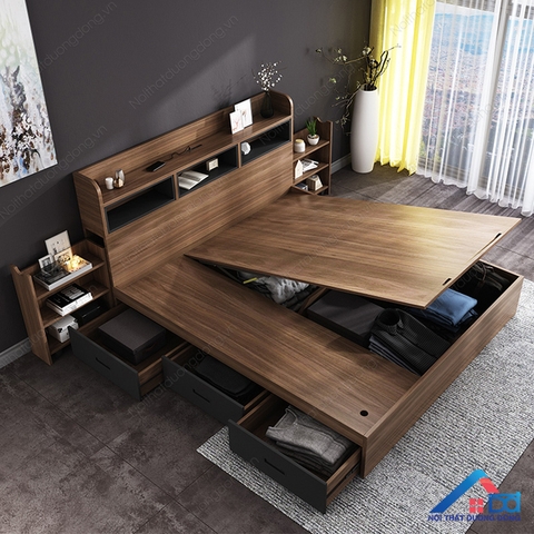 Giường ngủ phản lật hiện đại - GN 51