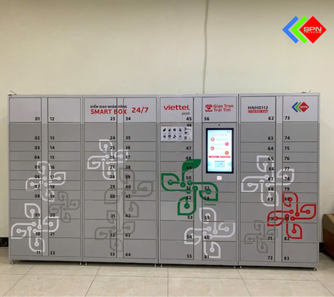 Mất đồ khi gửi ở sảnh chung cư? Đừng lo, đã có tủ gửi đồ thông minh