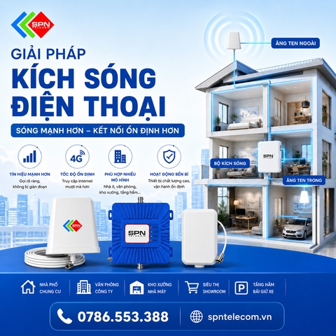 Bộ Kích Sóng Điện Thoại Di Động Hiệu Quả Cao Cho Quy Mô Vừa và Nhỏ