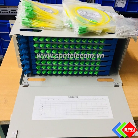 Hộp Phối Quang ODF 96FO Rack 19U