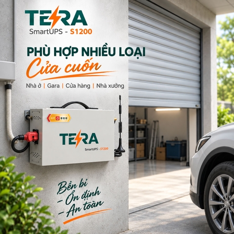 Bộ Lưu Điện TERA UPS S800/S1200 Cho Cửa Cuốn, Các Loại Cổng Tự Động