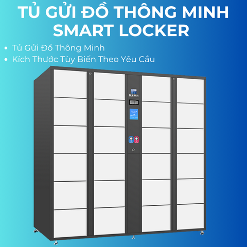 Tủ gửi đồ thông minh cho siêu thị khách sạn phòng tập thể hình khu vui chơi sân golf smart locker parcel