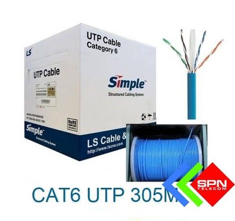 Cáp mạng Cat6 UTP LS Vina chính hãng