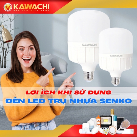 LỢI ÍCH KHI SỬ DỤNG ĐÈN LED TRỤ NHỰA SENKO