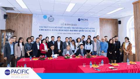 Lễ Bàn Giao Thiết Bị Điều Trị Nội Nha & Chữa Răng Đến Khoa Răng Hàm Mặt - Đại Học Quốc Gia Hà Nội