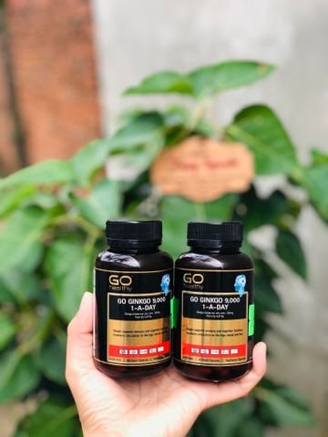 Viên uống bổ não Go Ginkgo 9000 Go Healthy hộp 60 viên 