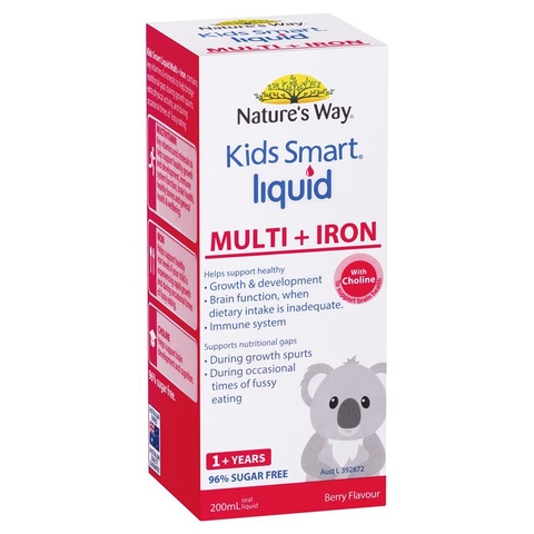 Nature's Way Kids Smart Multi Iron Liquid