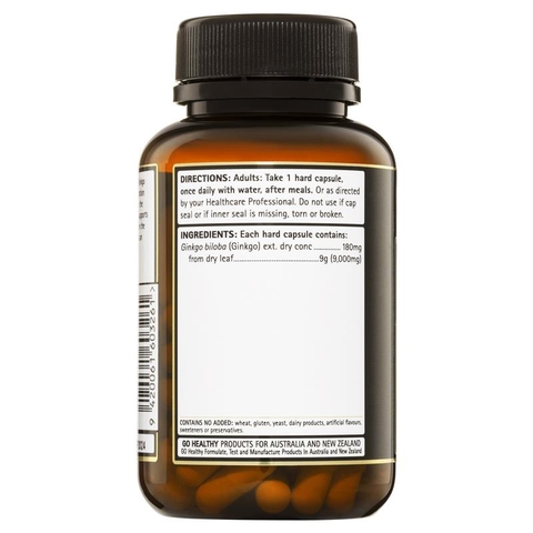 Viên uống bổ não Go Ginkgo 9000 Go Healthy hộp 60 viên 