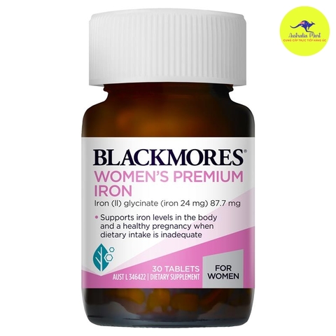 Blackmores Iron Pregnancy - Viên uống sắt dành cho bà bầu (30 viên)