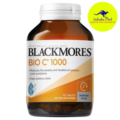 Blackmores Bio C 1000mg - Viên uống bổ sung Vitamin C (150 viên)