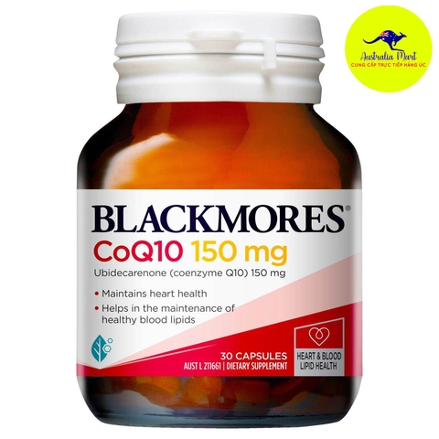 Blackmores CoQ10 - Viên uống bổ tim mạch (30 viên)