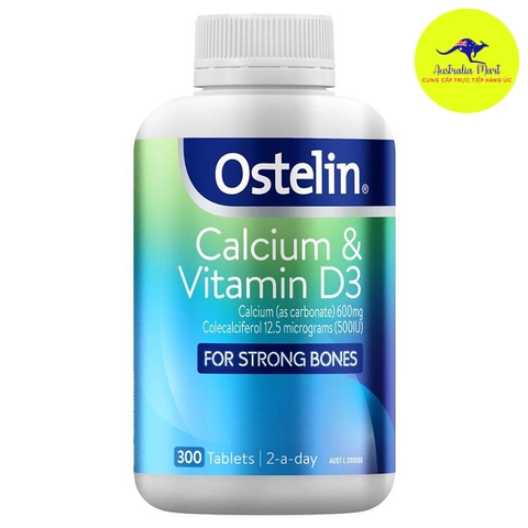 Viên uống bổ sung Canxi + Vitamin D Ostelin