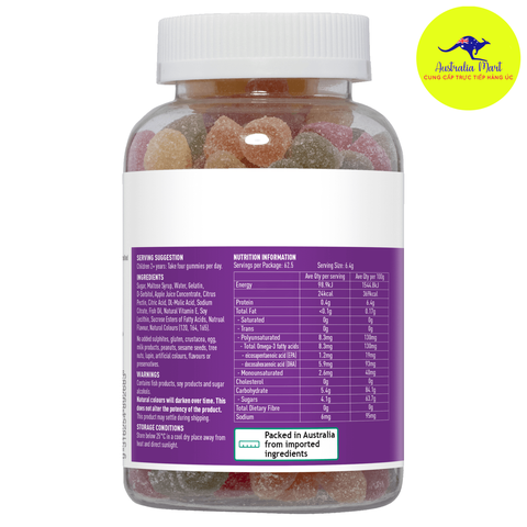 Healthy Care Gummy Omega 3 - Kẹo dẻo Omega 3 cho bé