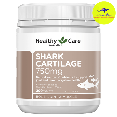 Healthy Care Shark Cartilage - Viên uống sụn vi cá mập (200 viên)