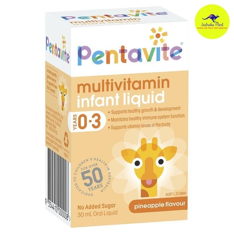 Siro Vitamin tổng hợp Pentavite cho bé 0-3 tuổi 30ml