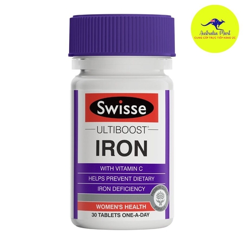 Swisse Iron - Viên uống bổ sung sắt (30 viên)