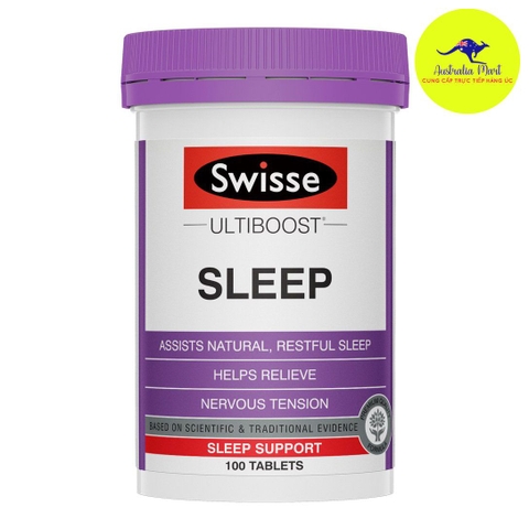 Swisse Sleep - Viên uống hỗ trợ ngủ ngon (100 viên)