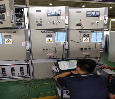 THÍ NGHIỆM, HIỆU CHỈNH CÀI ĐẶT HỆ THỐNG RƠ LE MÁY CẮT 40,5 kV