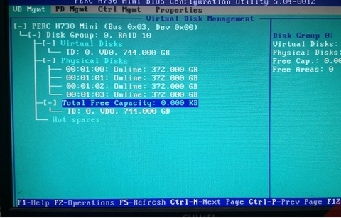 Hướng dẫn cấu hình RAID Perc H730, H330 cho máy chủ Dell PowerEdge R730, R630, R430, T430, T630...