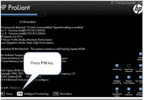 Hướng dẫn cấu hình Raid và cài đặt hệ điều hành Windows Server trên HPE Proliant Gen9