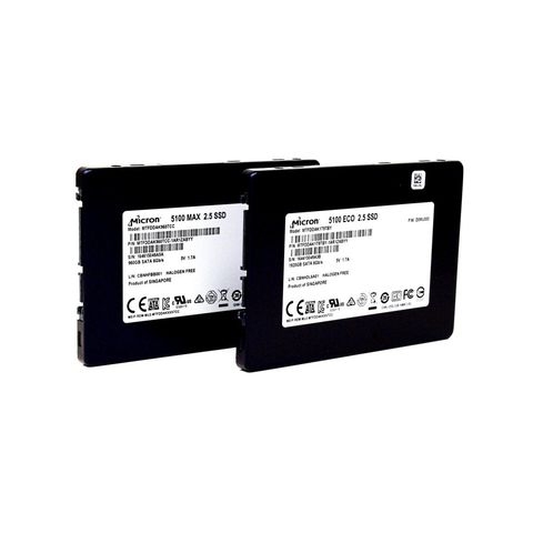 Micron 5100 - 480GB 2.5" SATA Enterprise SSD/Solid State Drive