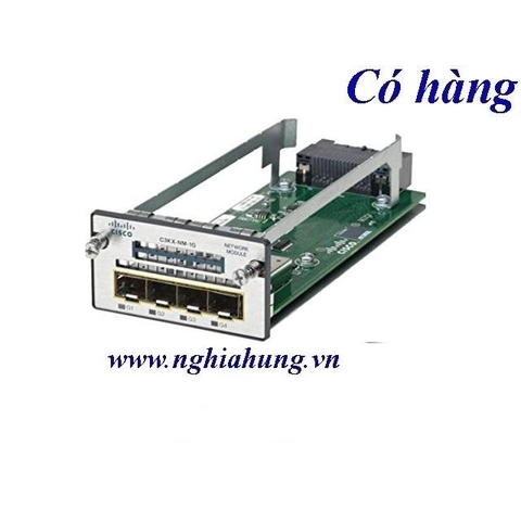 CISCO C3KX-NM-1G 4-PORTS NETWORK MODULE #73-12298-04