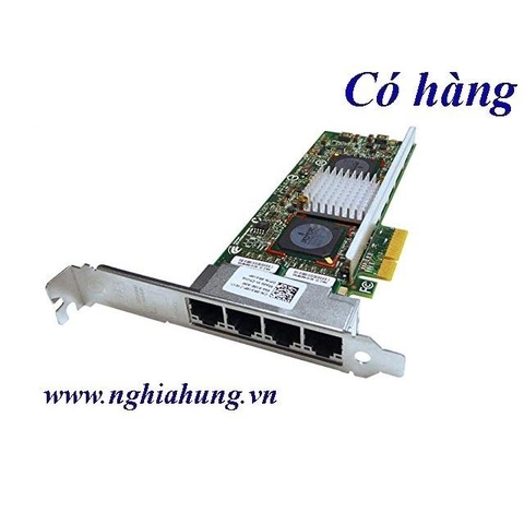 Card mạng DELL Broadcom 5709 4-port PCI-E 10/100/1000 QUAD Gigabit Ethernet (0R519P)