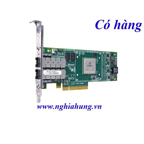 Card FC Dell - Dual Port Fibre Channel Host Bus Adapter QLE2462 PCI-e - PN: 0DH226