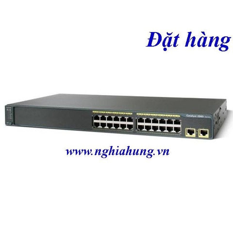 Thiết bị chuyển mạch switch cisco  WS-C2960-24TC-L