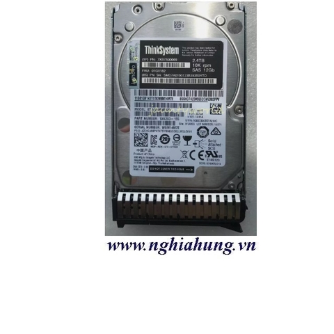 Lenovo ThinkSystem 2.4TB 2.5" 10K SAS 12Gb Hot Swap 512n HDD. #7XB7A00069