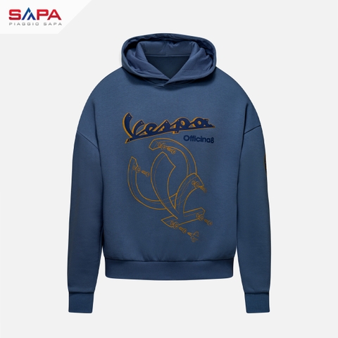 Áo hoodie Vespa Felpa Officina 8