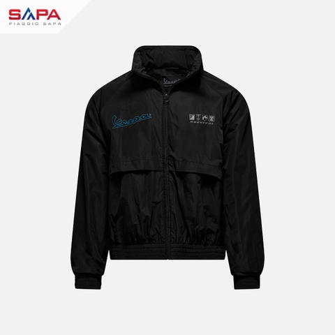 Áo khoác gió Vespa DEC - Đen