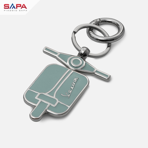 Móc chìa khóa Vespa DEC - Xanh