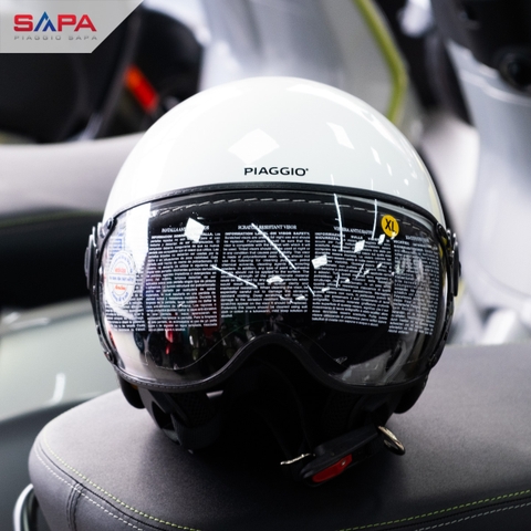 Mũ bảo hiểm Piaggio Trắng