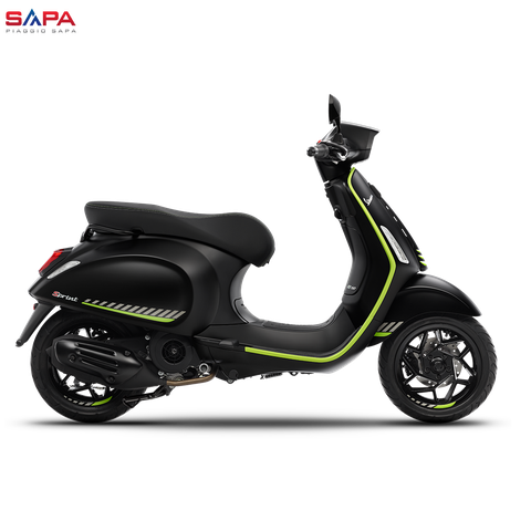 Vespa Sprint Tech 150 Black Convinto